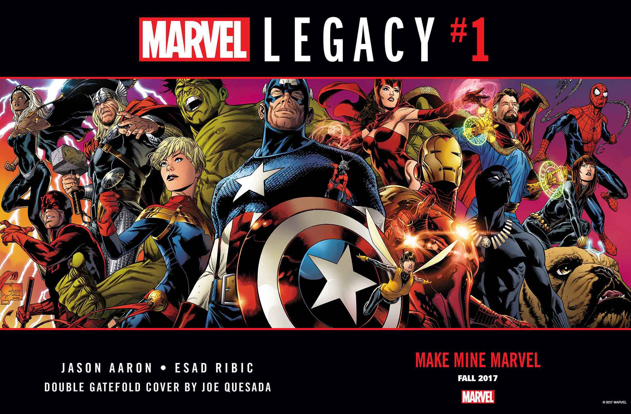 Make Mine Marvel with MARVEL LEGACY #1 this September!