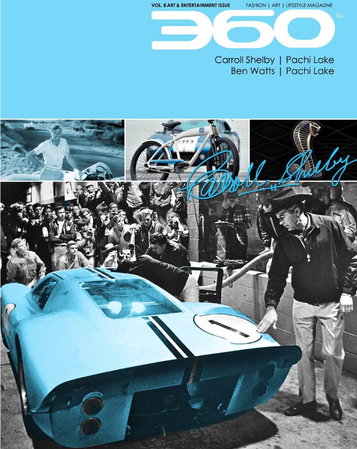 Carroll Shelby, 360, 360 magazine