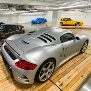 Peterson Automotive Museum exhibit with Luftgekühlt image via Emily Dawoodjee at Kahn Media for use by 360 Magazine