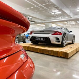 Peterson Automotive Museum exhibit with Luftgekühlt image via Emily Dawoodjee at Kahn Media for use by 360 Magazine