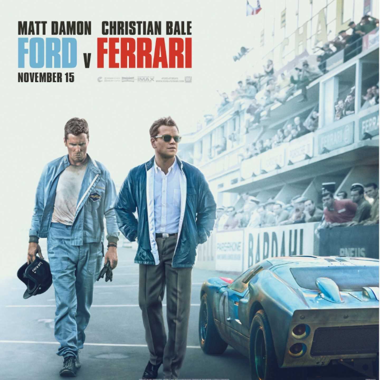 Christian Bale, Matt Damon, Ford vs. Ferrari, 360 MAGAZINE