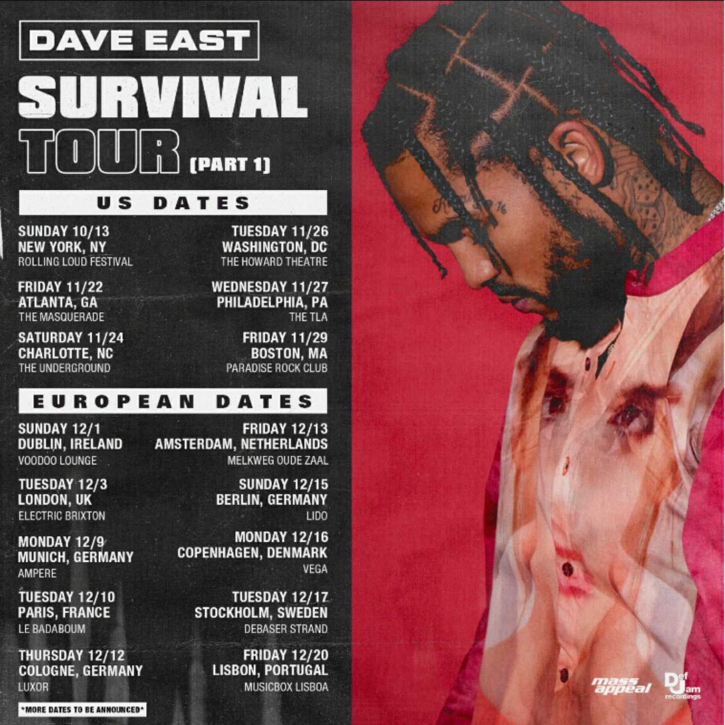 Dave East, Survival Tour, Survival Album, 360 MAGAZINE, Def Jam, rapper, hip hop, wu-tang, method man