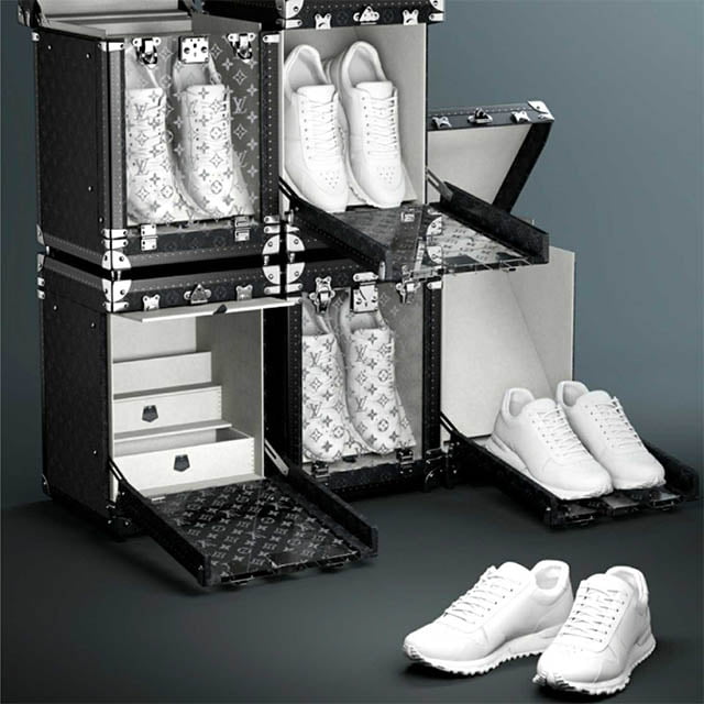 Louis Vuitton Sneaker Trunk - 360 MAGAZINE - GREEN, DESIGN