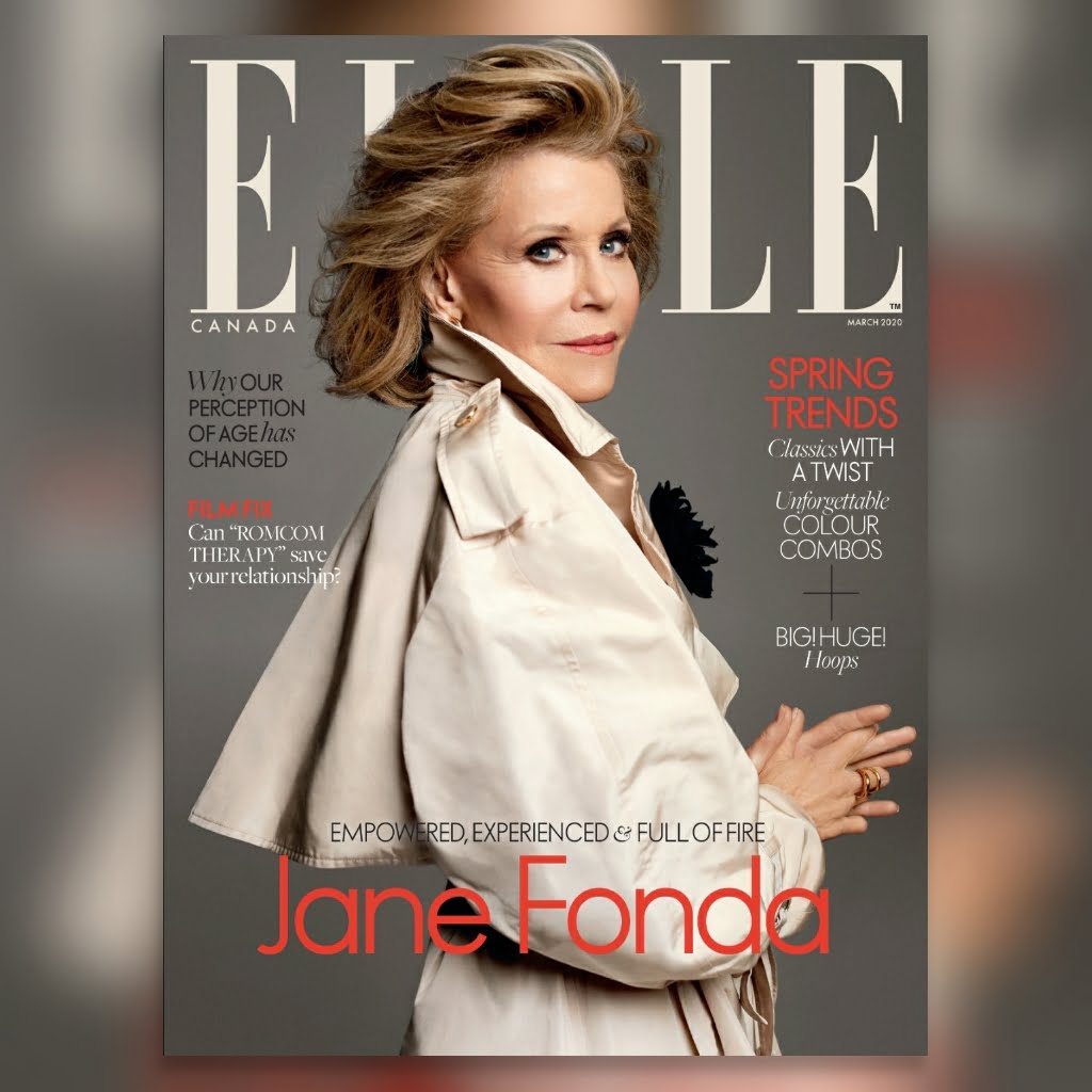 Jane Fonda, 360 MAGAZINE, elle magazine