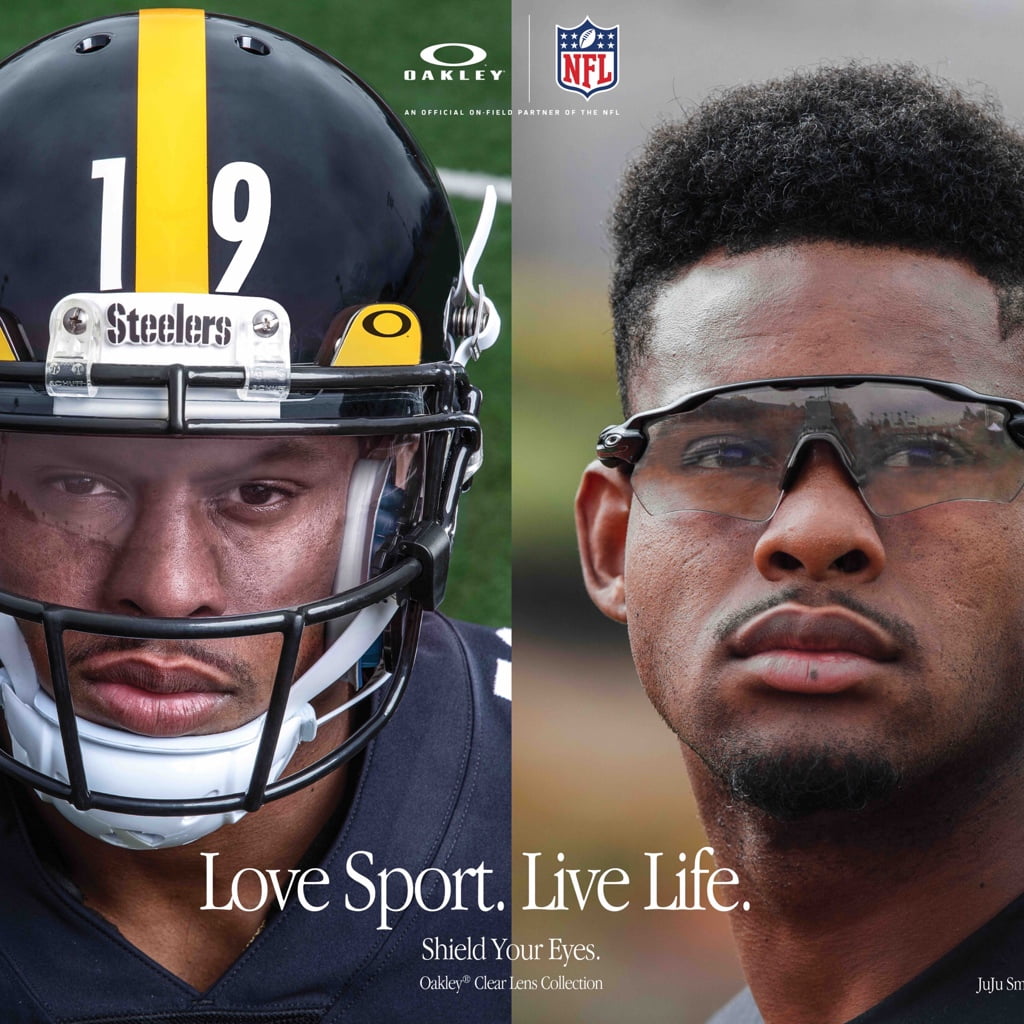 Oakley, Athlete, Juju, Eyewear, Football, Helmet, Steelers