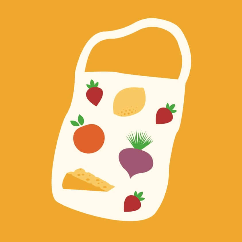 apron, food, vegetables, veggies, illustration, cooking, cookwear