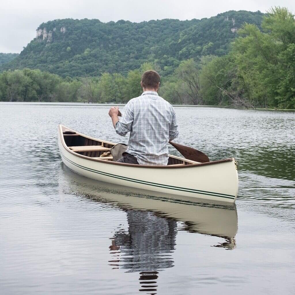 canoe, outdoors, adventure, water, lake, man, Fathers Day, Ball and Buck