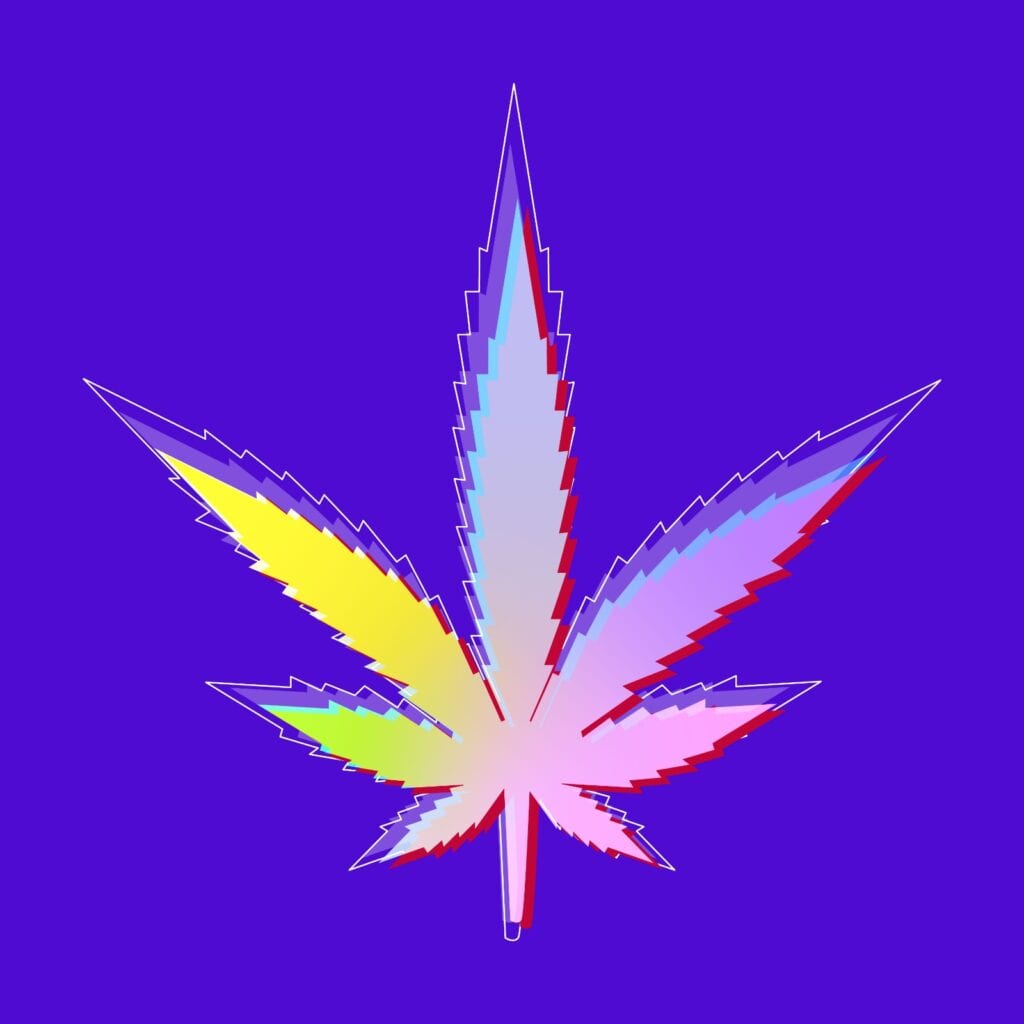 Cannabis illustration by Rita Azar for use by 360 magazine