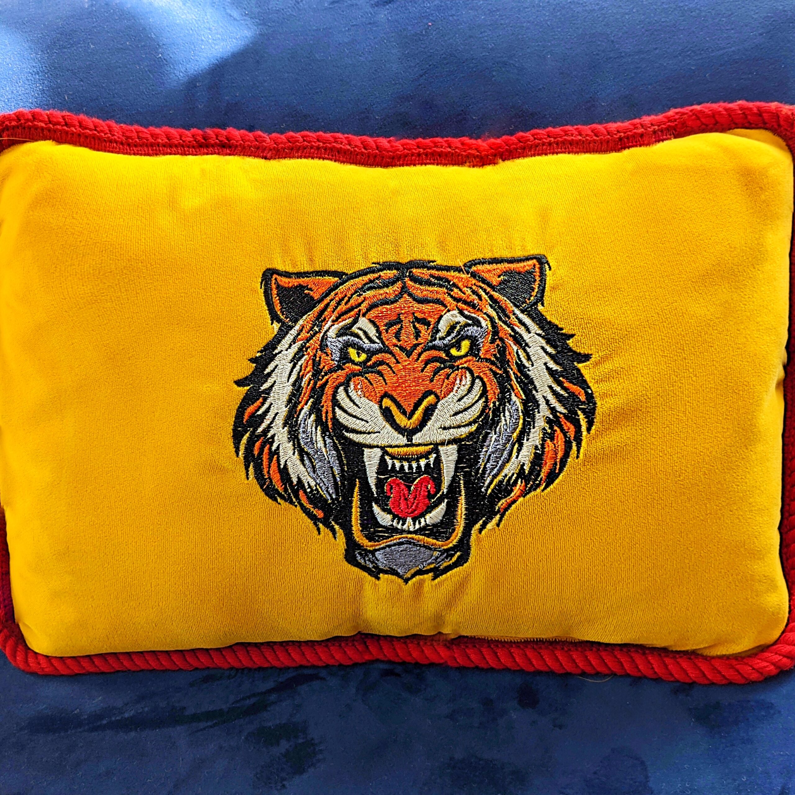 Sewing project tiger pillow