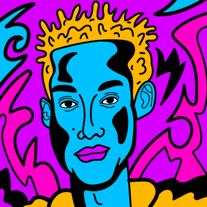 Jaden Smith illustration done by Mina Tocalini of 360 MAGAZINE.