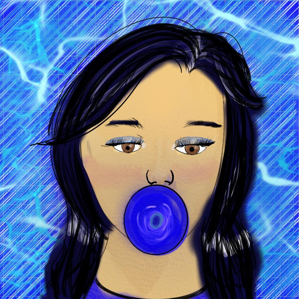 Nicole Salazar illustrates new web-based application BLEWID for 360 MAGAZINE.