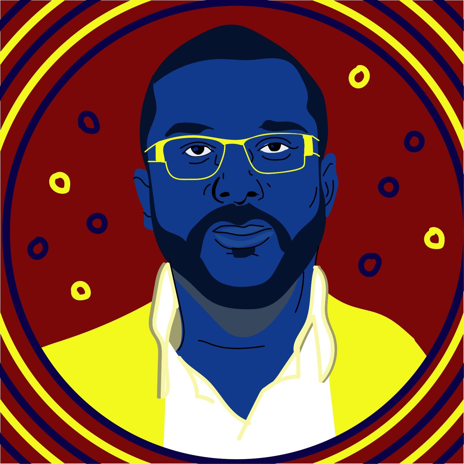 Tyler Perry illustrated for 360 magazine by Rita Azar