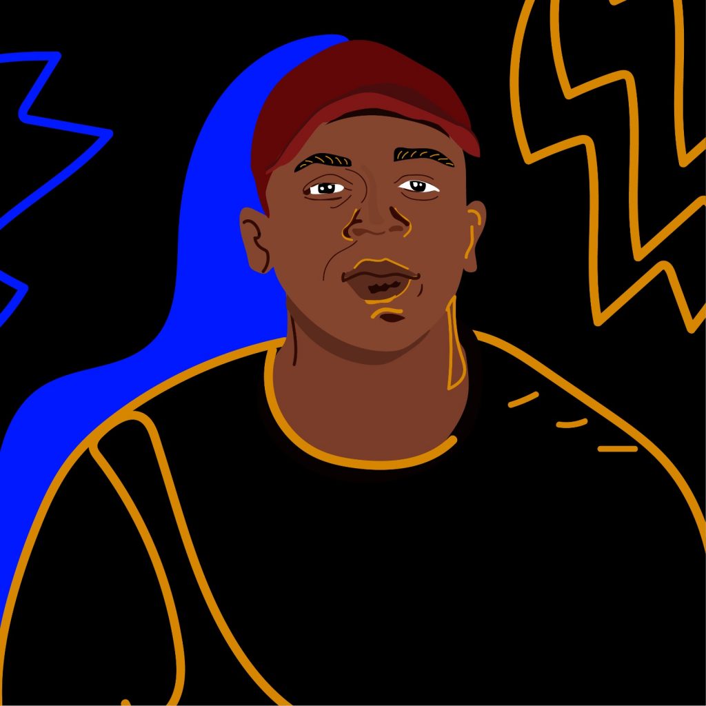 Rita Azar illustrates Jimmie Allen for 360 MAGAZINE