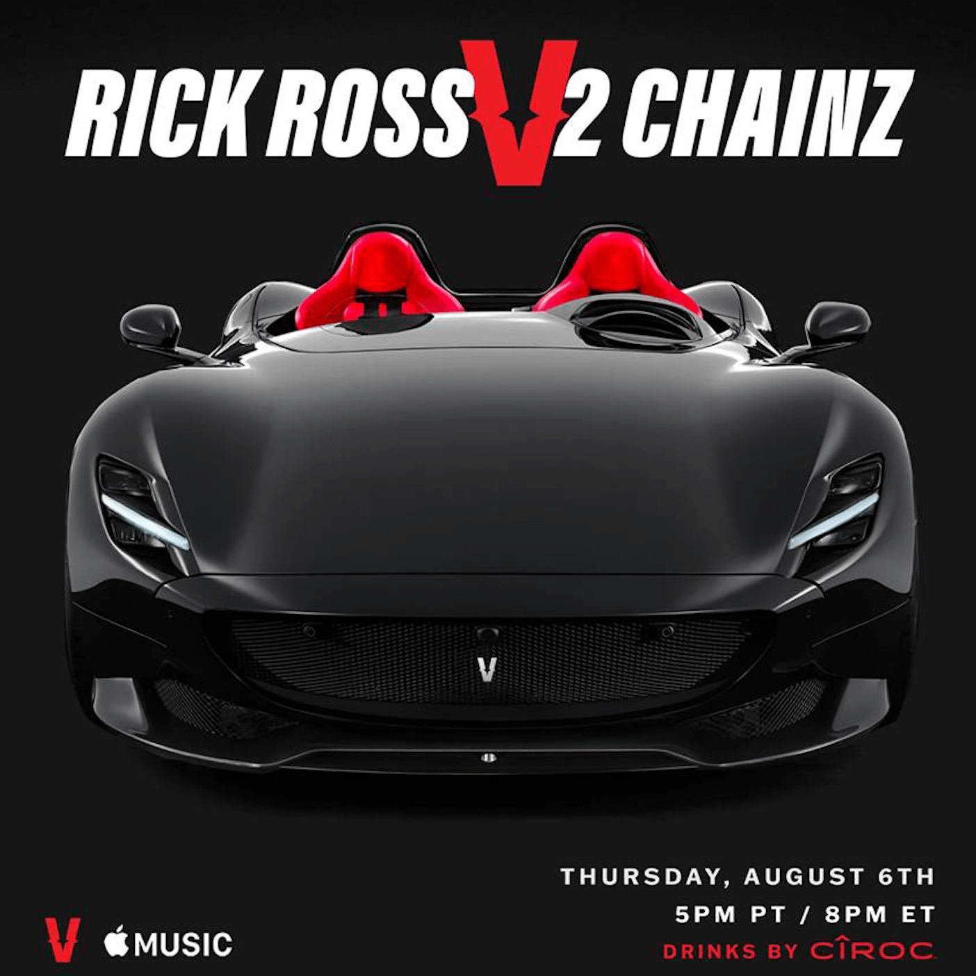 TUNE IN TONIGHT AS 2 CHAINZ AND RICK ROSS GO HEAD-TO-HEAD ON VERZUZ