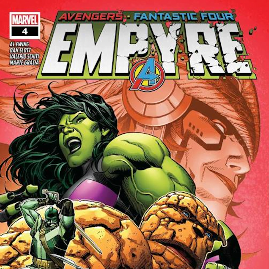 Marvel's EMPYRE #4 GETS SECOND PRINTING and is announced inside of 360 MAGAZINE.