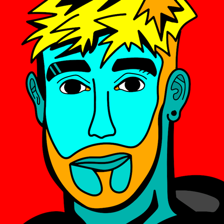 Jake Paul illustration done by Mina Tocalini of 360 MAGAZINE.