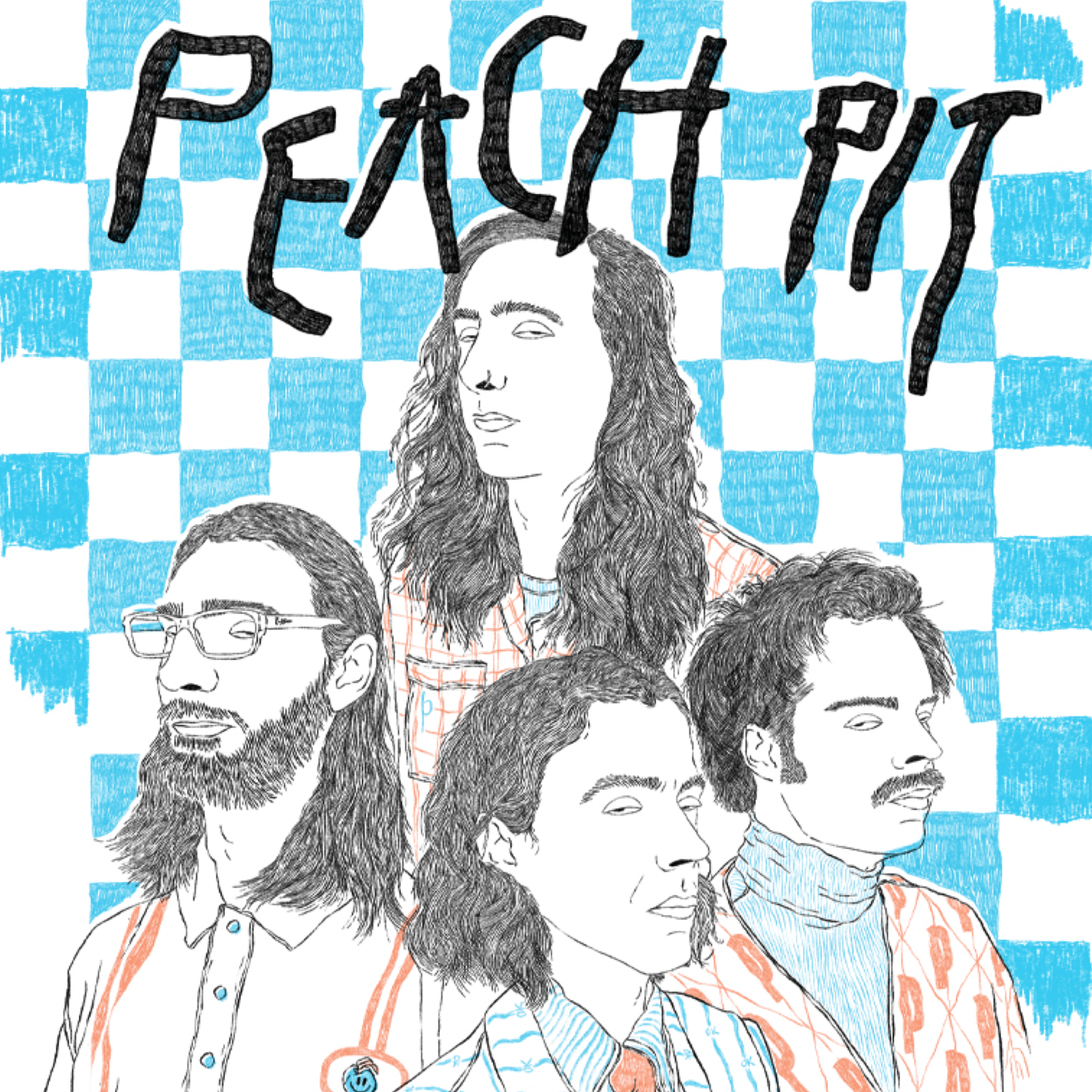 Peach Pit Tour Poster via Instagram for 360 magazine