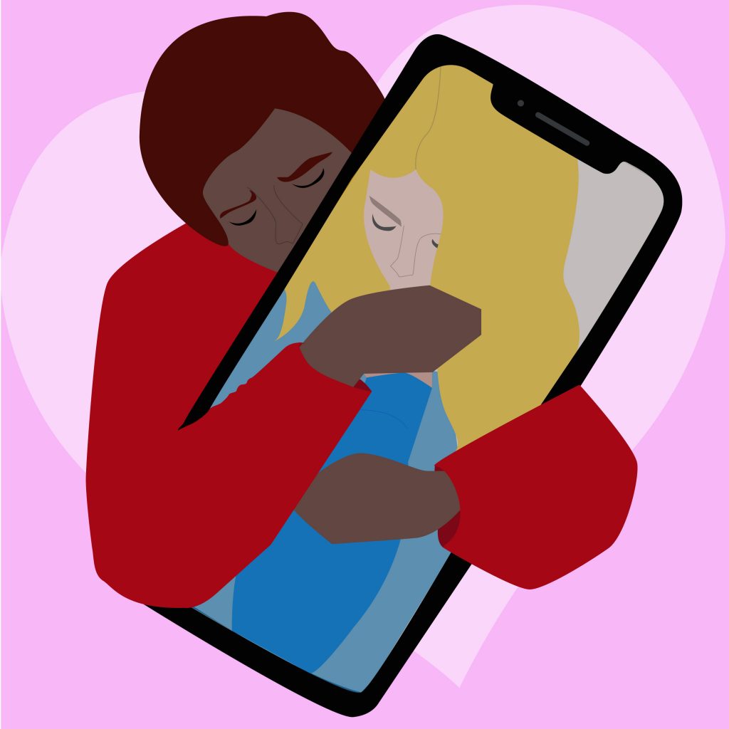 Rita Azar illustrates relationship article for 360 MAGAZINE