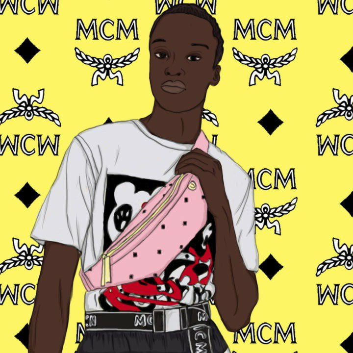 American Cancer Society charity digital pop up for MCM illustration by Maria Soloman for 360 MAGAZINE