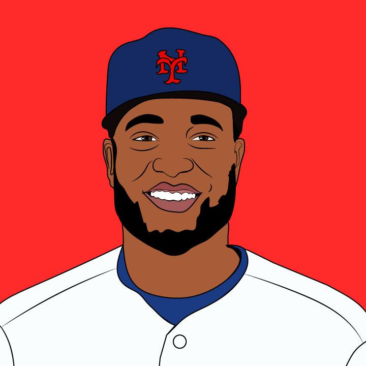 Robinson Cano MLB illustration by Kaelen Felix for 360 Magazine