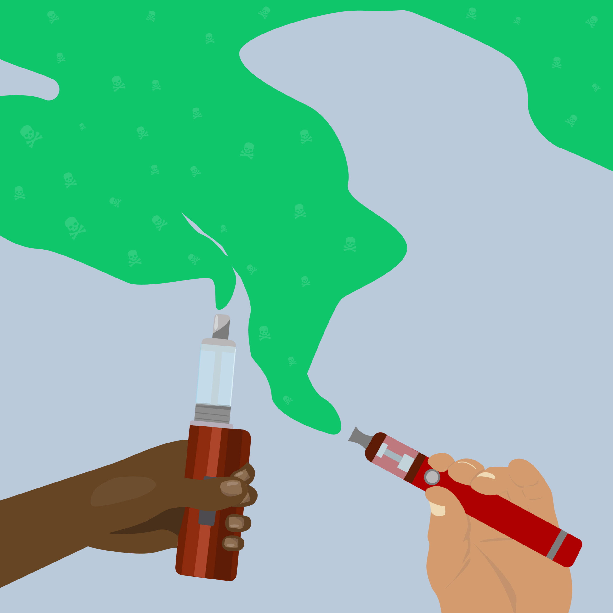 Vape illustration for 360 magazine