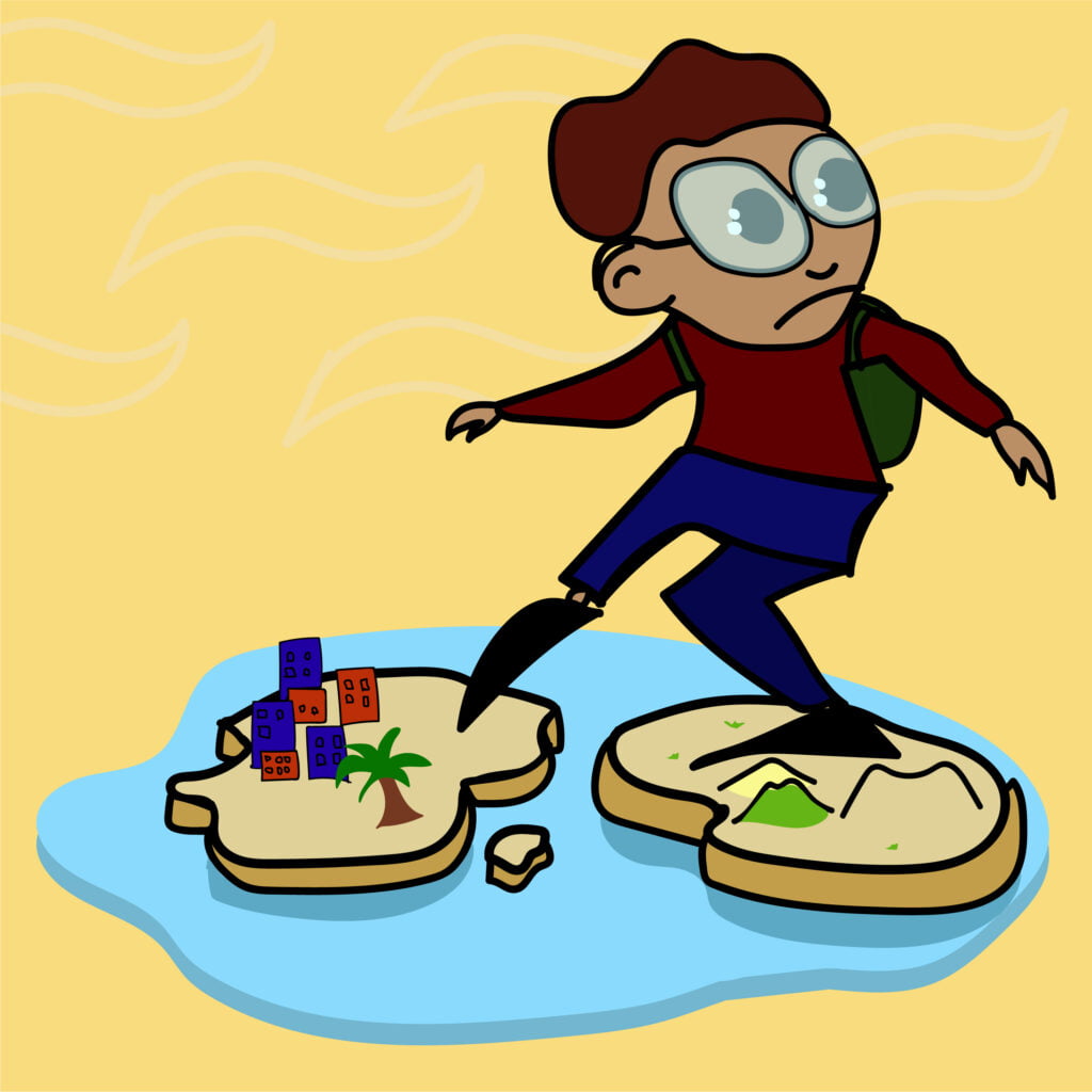 Immigration illustration for 360 MAGAZINE