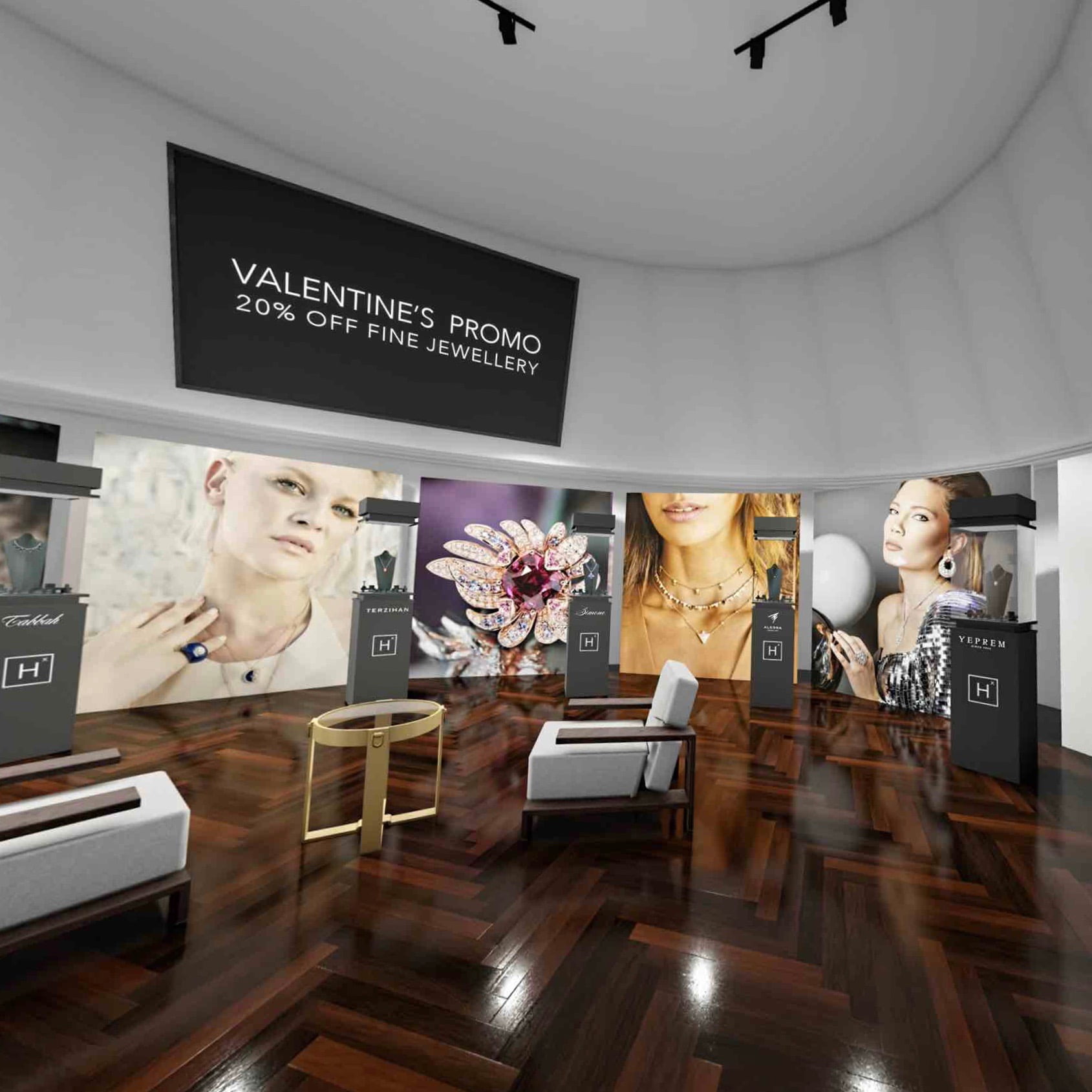 house of luxury showroom image