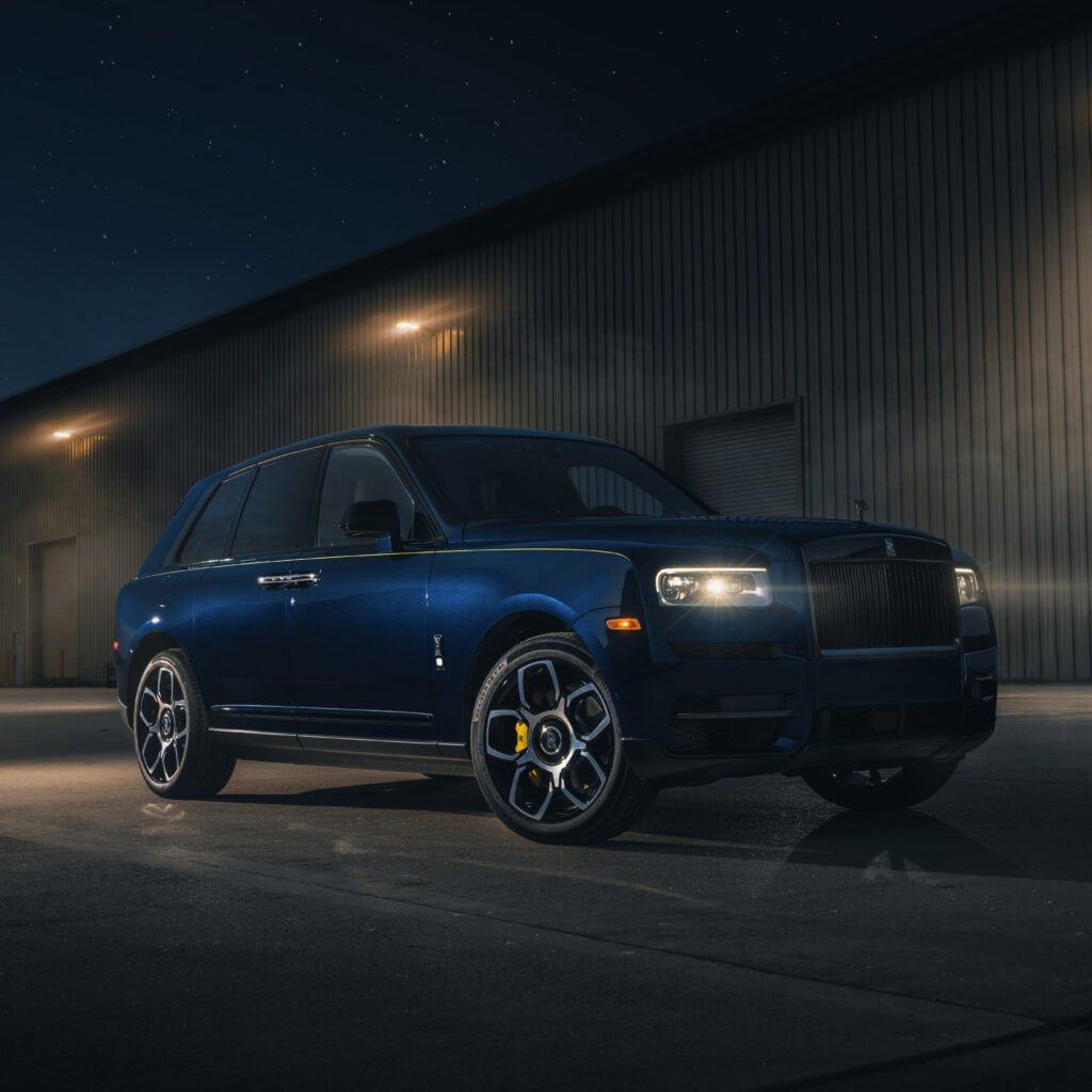 BESPOKE CULLINAN BLACK BADGE Benjamin and Christine Sloss by Rolls Royce for use by 360 Magazine