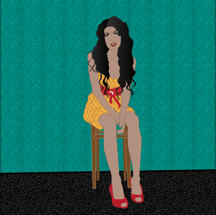 Amy Winehouse illustration by Heather Skovlund for 360 Magazine