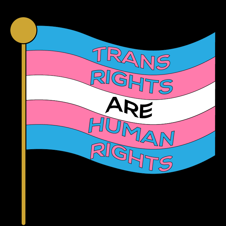 Trans Rights illustration by Heather Skovlund for 360 Magazine