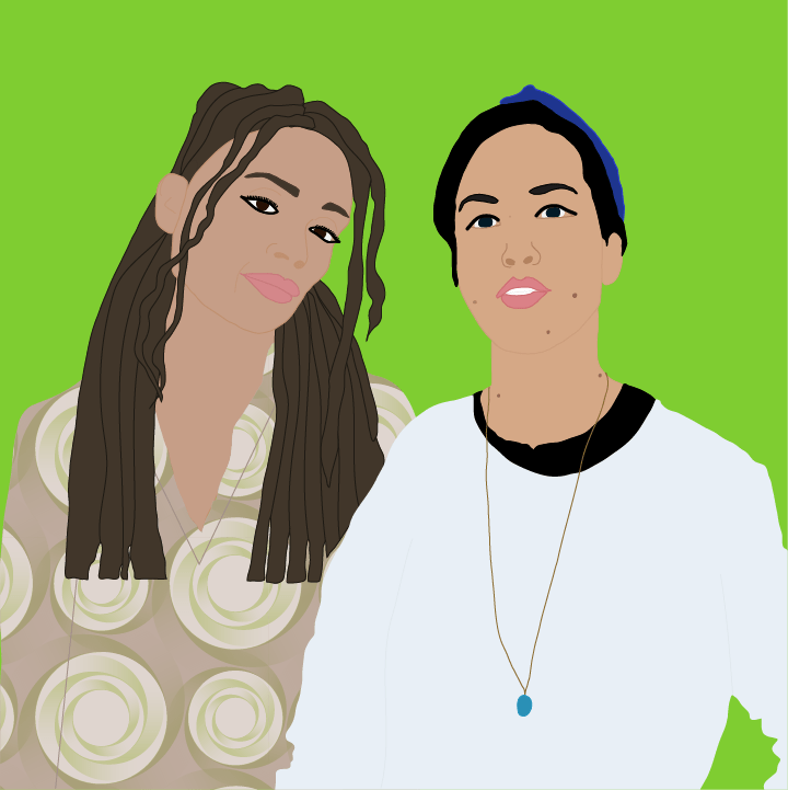 Lisa Bonet & My-Lihn Le illustration by Heather Skovlund for 360 Magazine