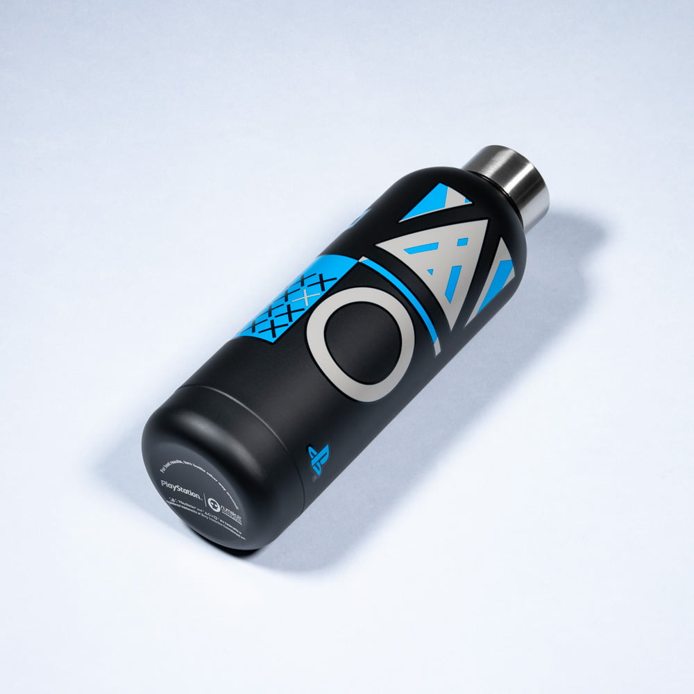 Water bottle by PlayStation for use by 360 Magazine