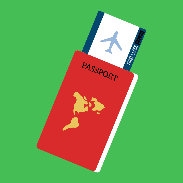 Passport illustration by Heather Skovlund for 360 Magazine