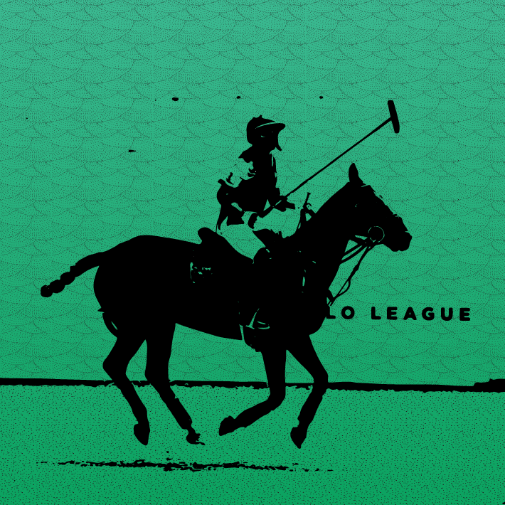 Beach Polo illustration by Heather Skovlund (photo credit Alchemy) for 360 Magazine