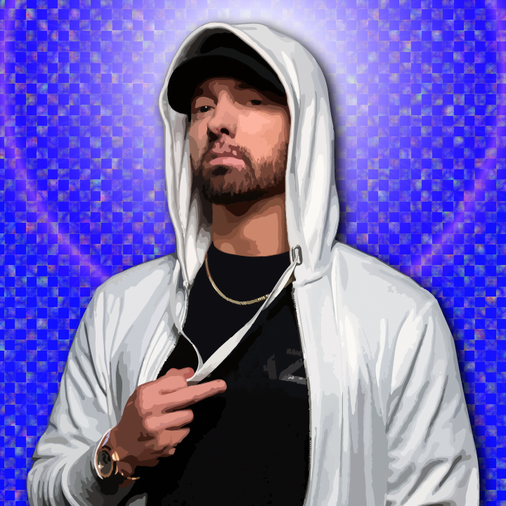 Eminem illustration by Heather Skovlund for 360 Magazine