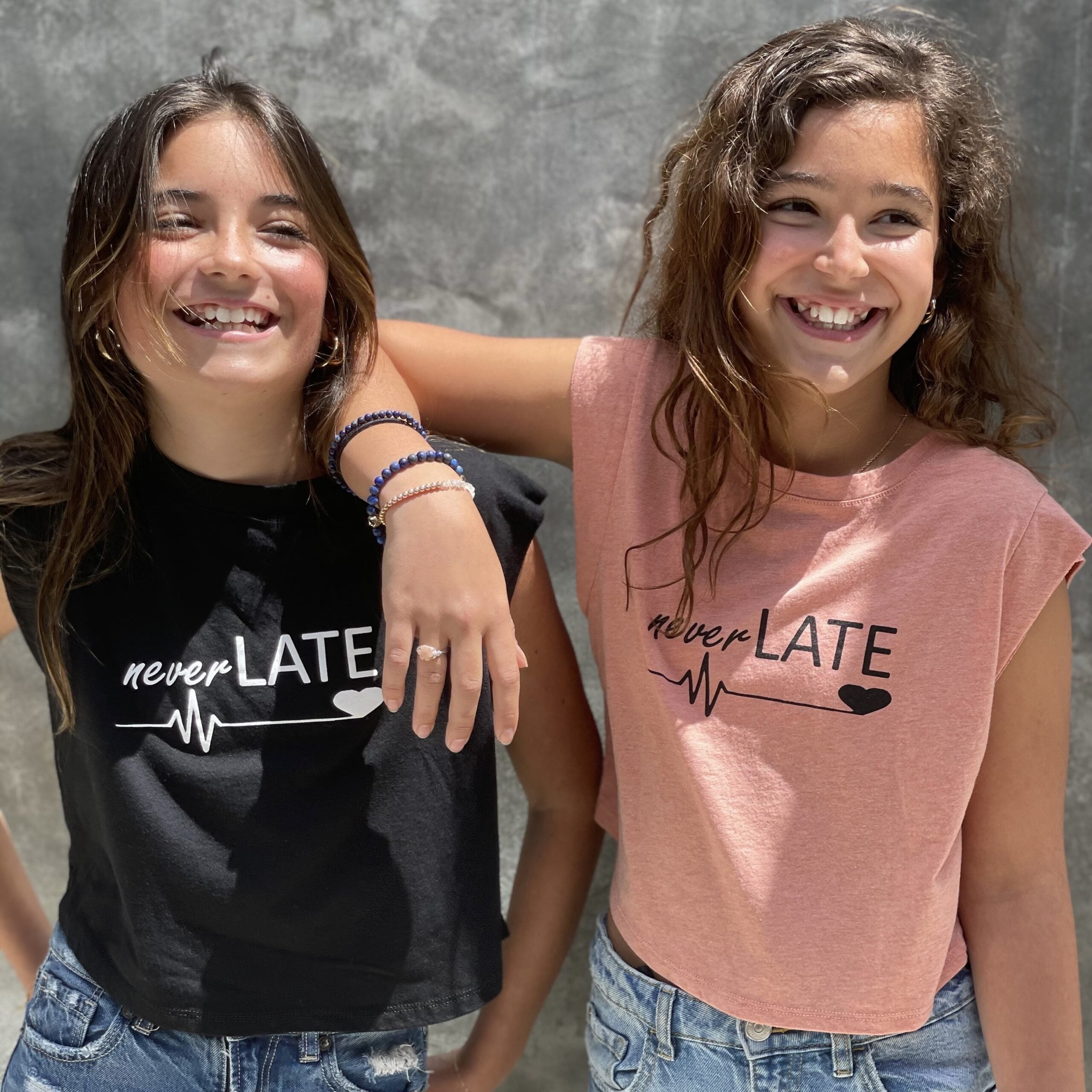 Cate and Laila of LATE Clothing LA for use by 360 Magazine