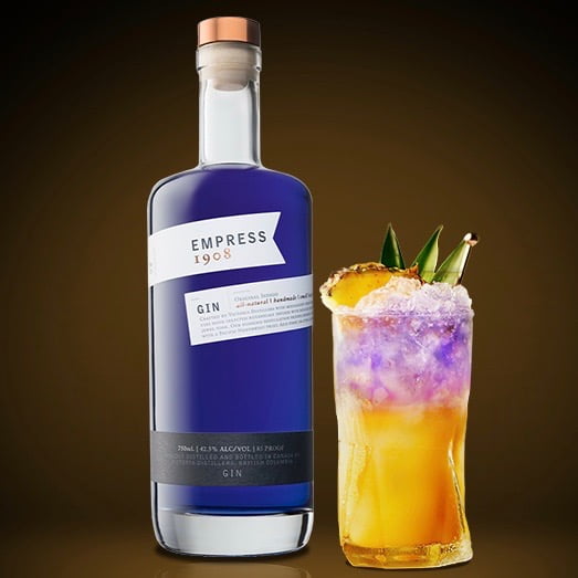 Empress 1908 Gin Royal Hawaiian via Russell Howe at Reserve Bar for use by 360 Magazine