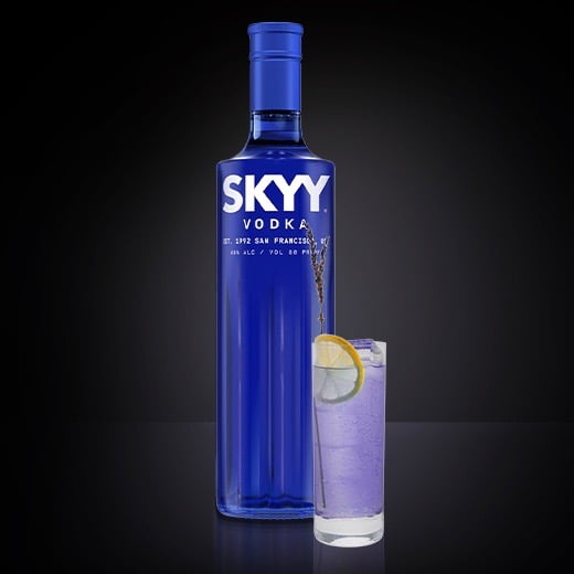 Skyy Vodka Sparkling Lavender Lemonade image via Russell Howe at Reserve bar for use by 360 Magazine
