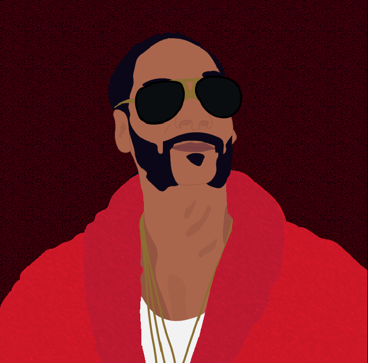 Snoop Dogg illustration by Heather Skovlund for 360 Magazine