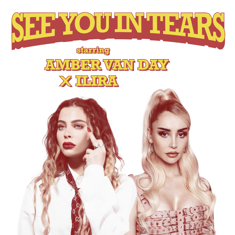 Amber Van Day and Ilira "See You in Tears" single artwork shot by Roisino & Manuela Hall for use by 360 Magazine