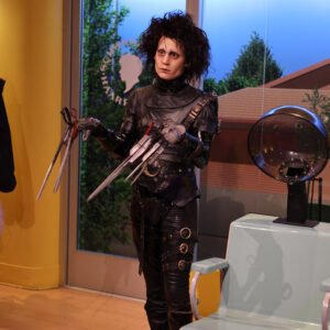 Johnny Depp as Edward Scissorhands at Madame Tussauds Hollywood image shot by Kai Yeo for use by 360 Magazine