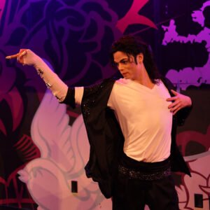 Michael Jackson at Madame Tussauds Hollywood image shot by Kai Yeo for use by 360 Magazine