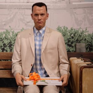 Tom Hanks as Forrest Gump at Madame Tussauds Hollywood image shot by Kai Yeo for use by 360 Magazine