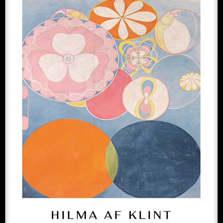 Hilma Klint's The Ten Largest Childhood No. 2 via Amanda Eklof for Desenio for use by 360 Magazine