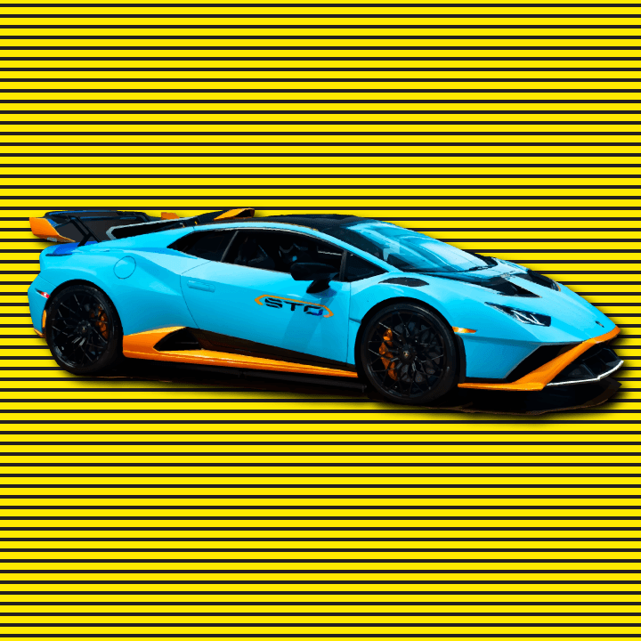 Lamborghini illustration by Heather Skovlund for 360 Magazine