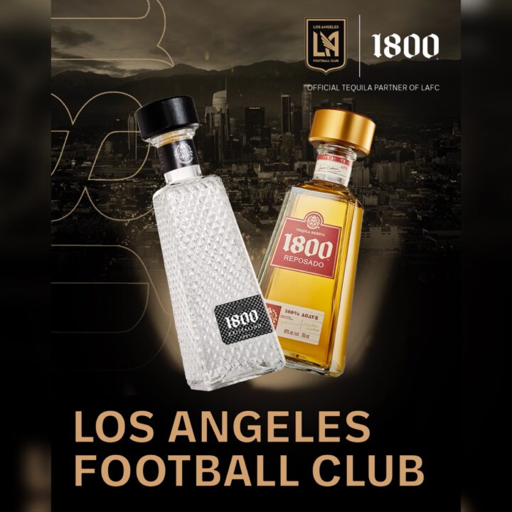 1800 Tequila and Los Angeles Football Club image via Edmund Billings at Exposure America for use by 360 Magazine