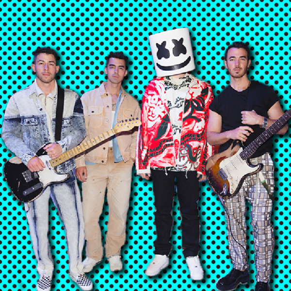 The Jonas Brothers × Marshmello Leave Before You Love Me 360 MAGAZINE GREEN DESIGN POP