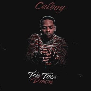 Calboy “TEN TOES DOWN” son release image via Amanda Zimmerman at RCA Records for use by 360 Magazine