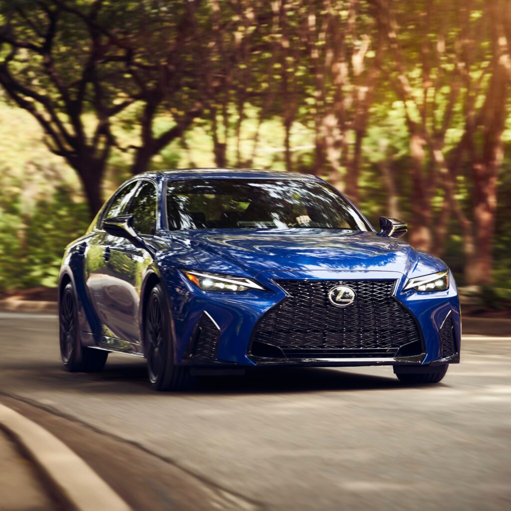 2021 Lexus IS 350 F-Sport Ultra White image via Christine N. Henley (TMNA) for use by 360 Magazine