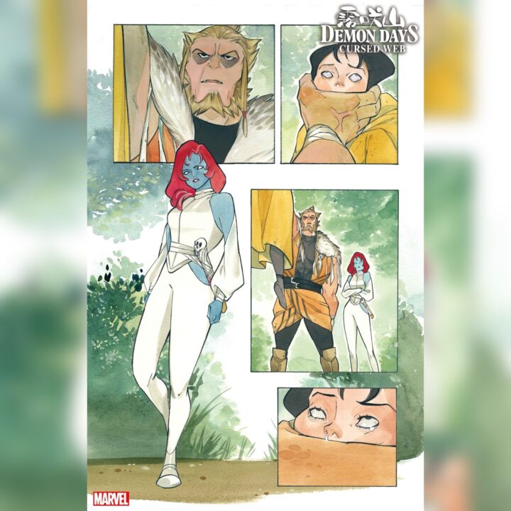 Peach Momoko's Demon Days: Cursed Web illustration by Peach Momoko from Anthony Blackwood at Marvel Entertainment for use by 360 Magazine